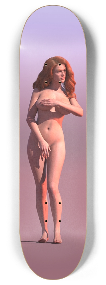 Redhead in the Nude 8 Inch Skateboard Deck
