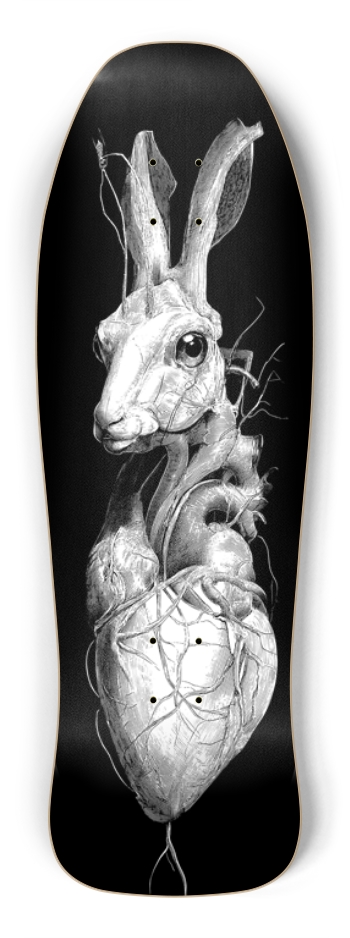 (White is wood deck) Alien Rabbit