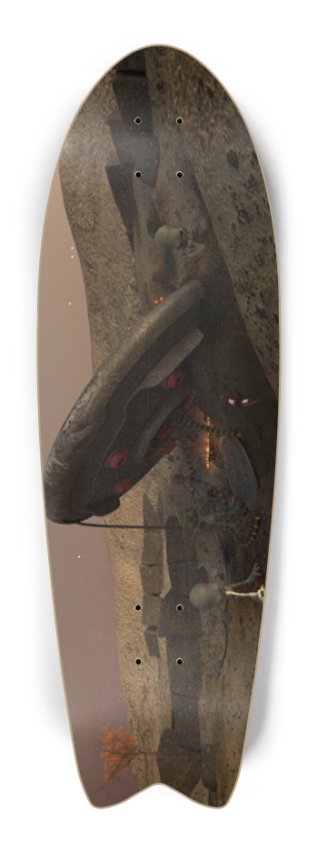 UFO Alien Crash Fish Tail