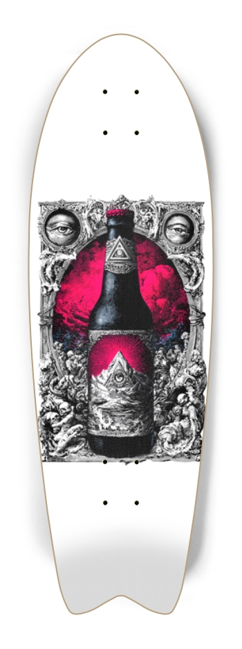 (White is wood deck) Illuminati Beer