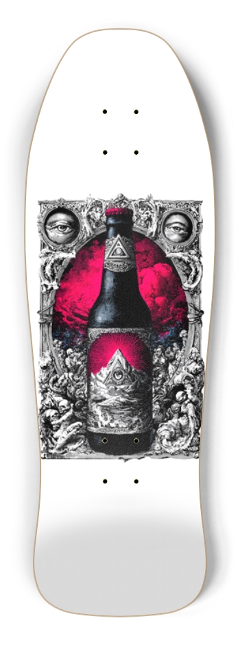 (White is wood deck) Illuminati Beer