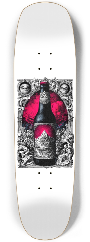 (White is wood deck) Illuminati Beer