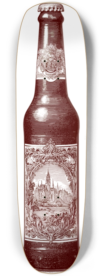 (White is wood deck) Vintage Beer