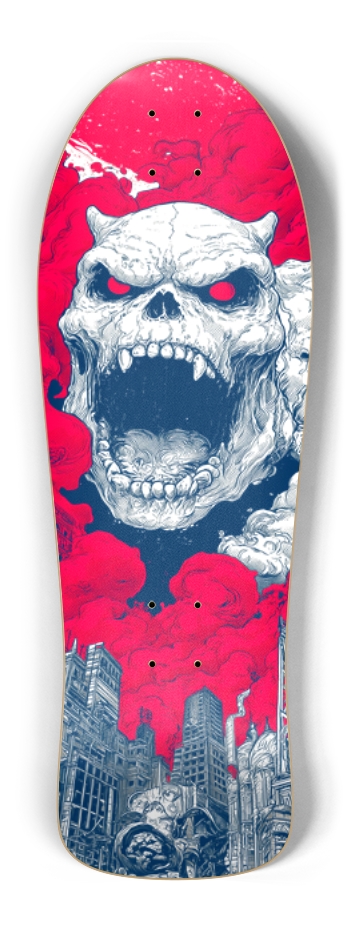 (White is wood) Zoo York Monster Old School Shape