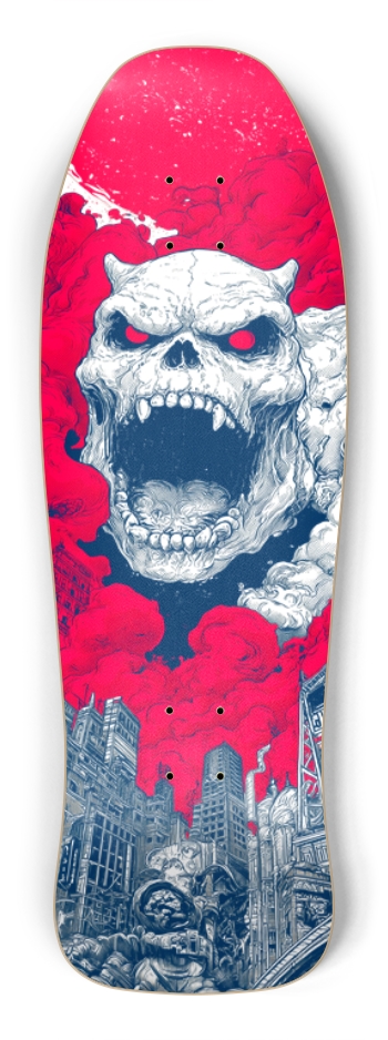 (White is wood) Zoo York Monster