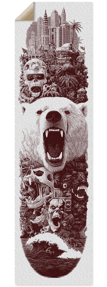 (White is wood deck) Zoo York Grizzly