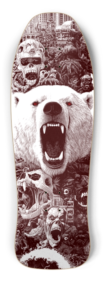 (White is wood deck) Zoo York Grizzly