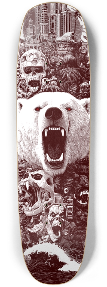 (White is wood deck) Zoo York Grizzly