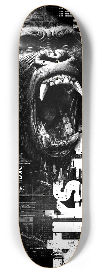 Gorilla 8 Inch Skateboard Deck