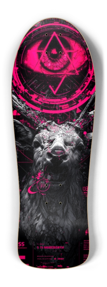 Devil Deer Old School Shape