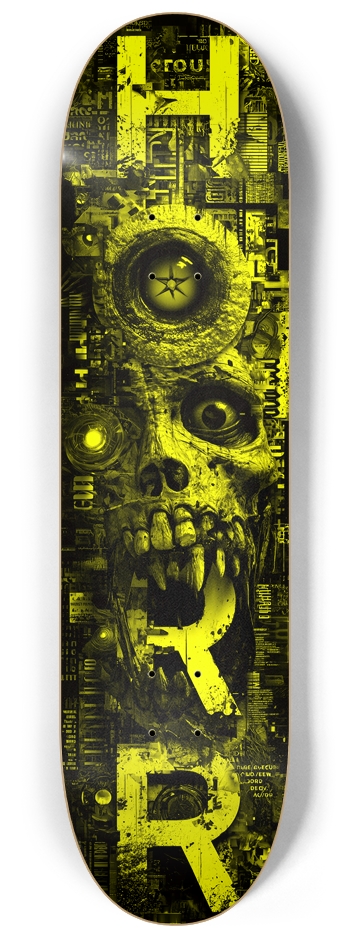 Horror Skull 8-1/4 Skateboard Deck