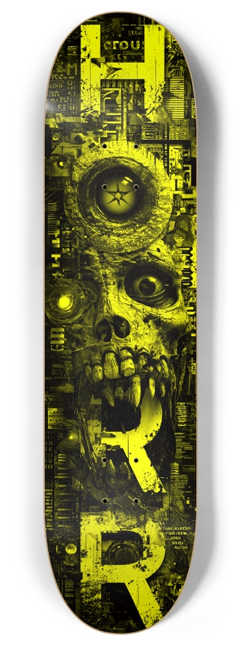 Horror Skull 8 Inch Skateboard Deck