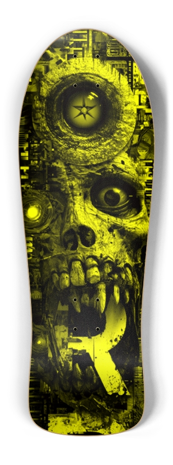 Horror Skull Old School Shape