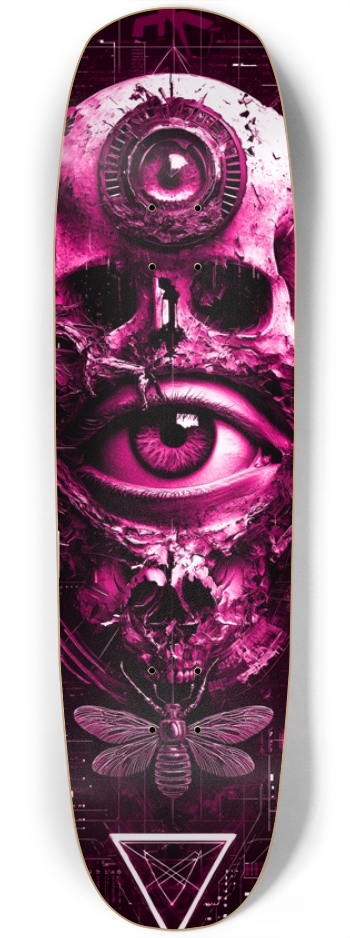 Purple Metal Skull