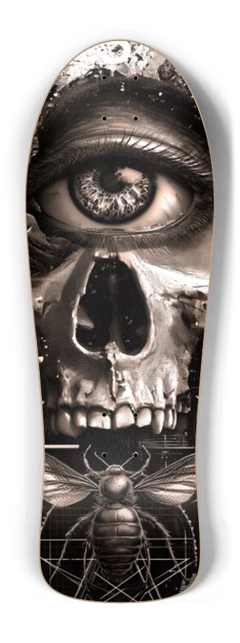 Screeching Metal Skull Old School Shape