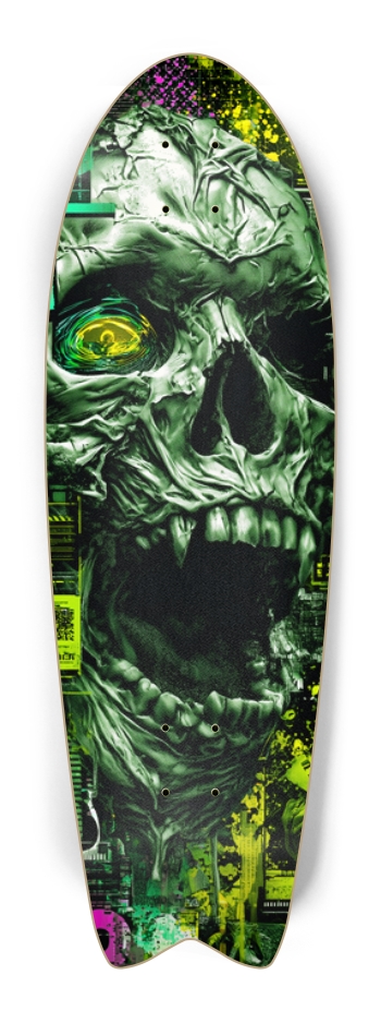 Horror Skull Fish Tail