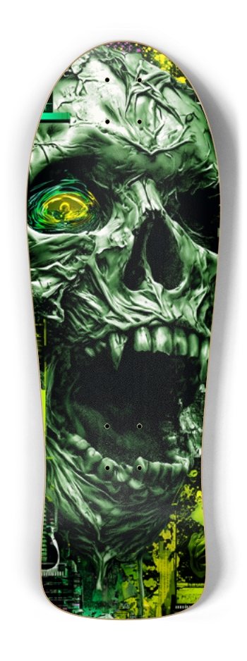 Horror Skull Old School Shape