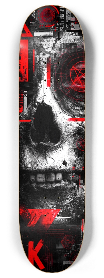 Walking Skull 8 Inch Skateboard Deck