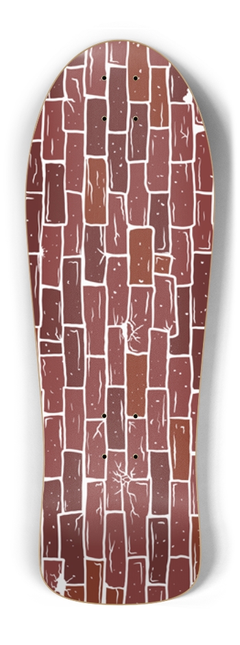 Brick White Lines Old School Shape