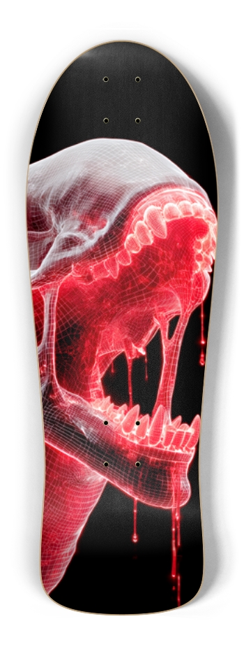 Slimy Bloody Alien Old School Shape