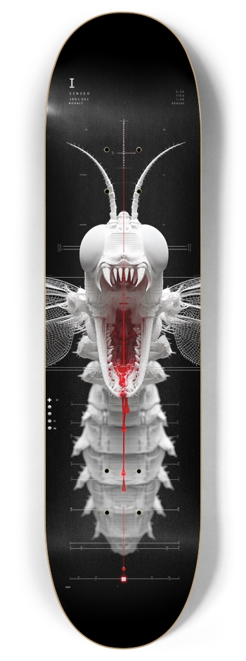 Alien Insect 8 Inch Skateboard Deck