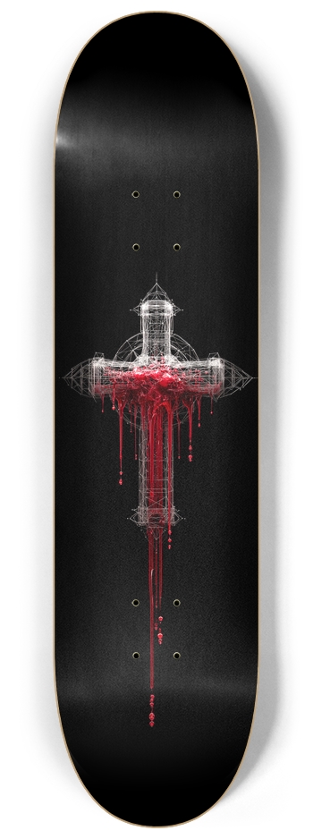 Bloody Cross 8-1/4 Skateboard Deck