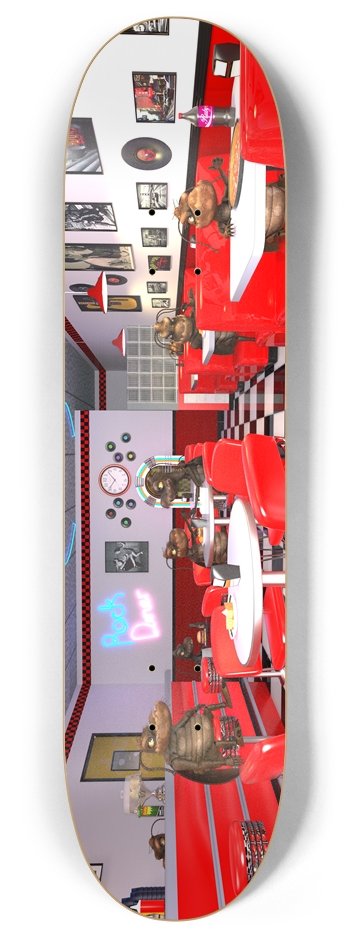 Cockroach diner 8 Inch Skateboard Deck