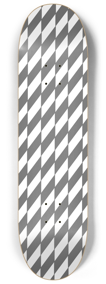 Skewed Checker 8-1/4 Skateboard Deck