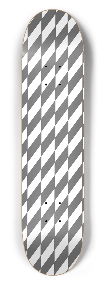 Skewed Checker 7-1/2 Skateboard Deck