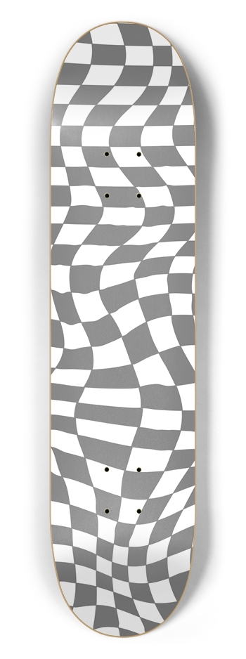 Wavy Checker 7-1/2 Skateboard Deck