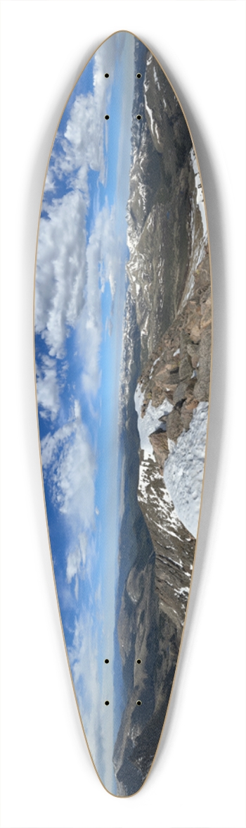 Mountain Photo Pintail Longboard