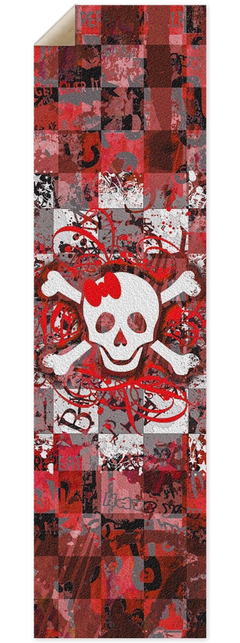 Red Girly Skull & Crossbones