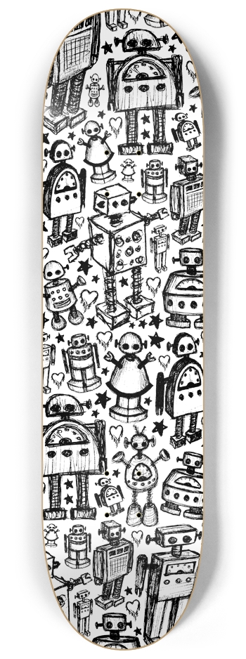 Robot Crowd 8-1/4 Skateboard Deck