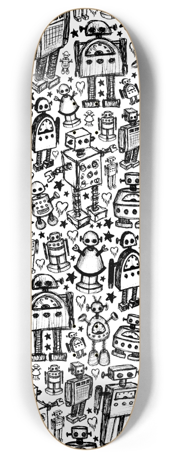 Robot Crowd 8 Inch Skateboard Deck