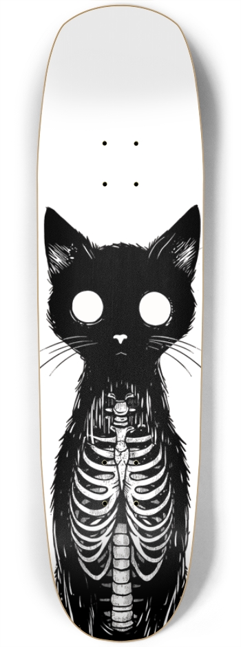 (White is wood deck) Skull Cat