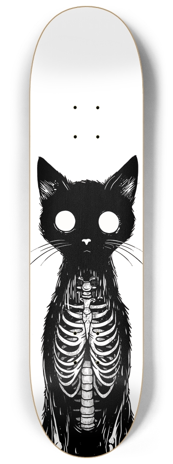 (White is wood deck) Skull Cat