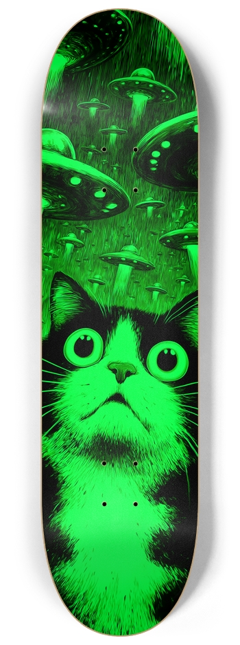 UFO Cat 8-1/4 Skateboard Deck