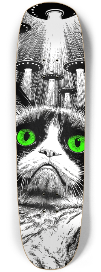 (White is transparent) UFO Grumpy Cat
