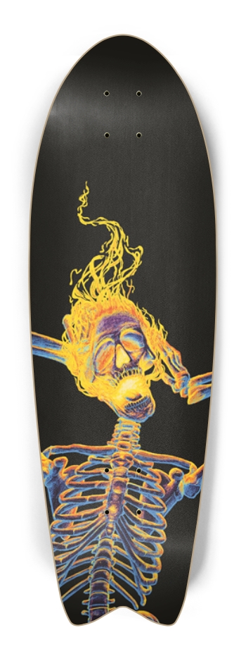 Screaming Skull Fish Tail