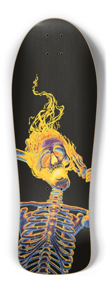 Screaming Skull Old School Shape