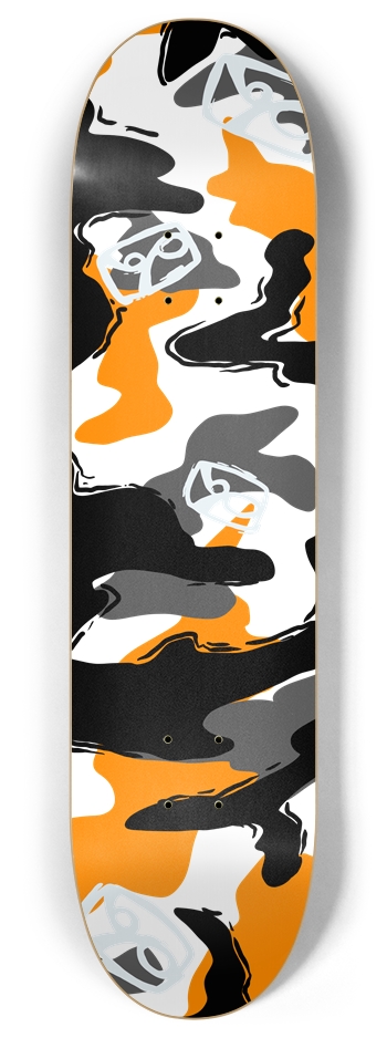 Boardpusher Camo (transparent) 8 Inch Skateboard Deck