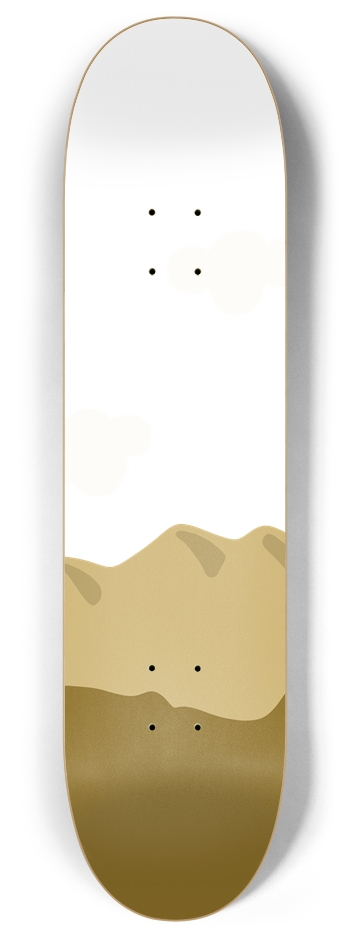 Sand Dunes 8 Inch Skateboard Deck