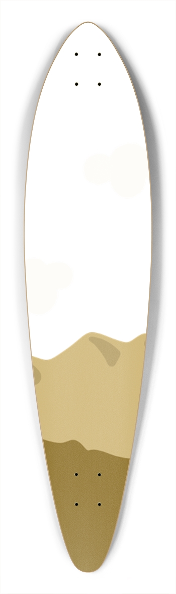 Sand Dunes Pintail Longboard