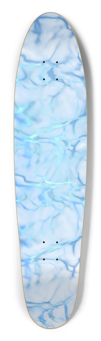 Liquid (Transparent) Longboard Shape