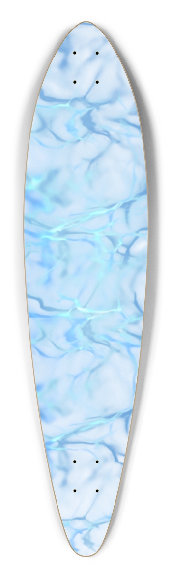 Liquid (Transparent) Pintail Longboard