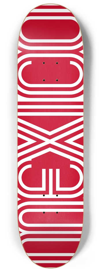 MEXICO (RED) 8-1/4 Skateboard Deck