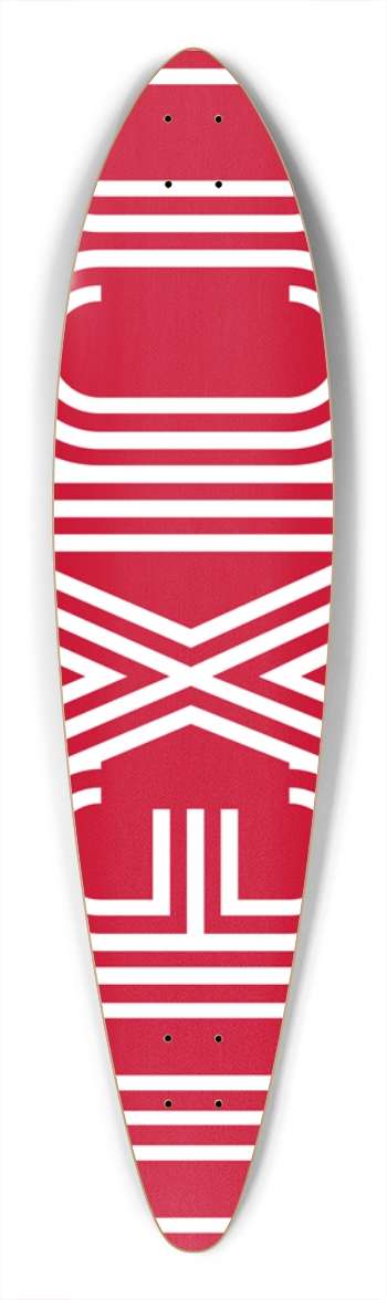 MEXICO (RED) Pintail Longboard