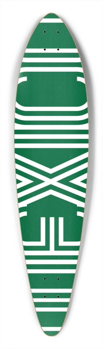 MEXICO (GREEN) Pintail Longboard