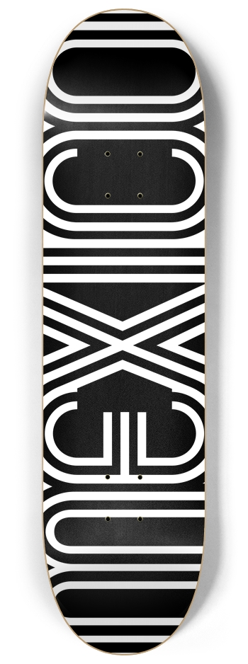 MEXICO (BLACK) 8-1/4 Skateboard Deck