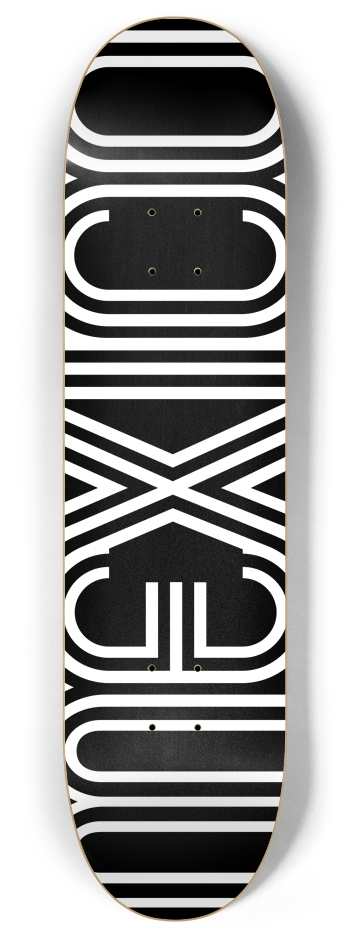 MEXICO (BLACK) 8 Inch Skateboard Deck